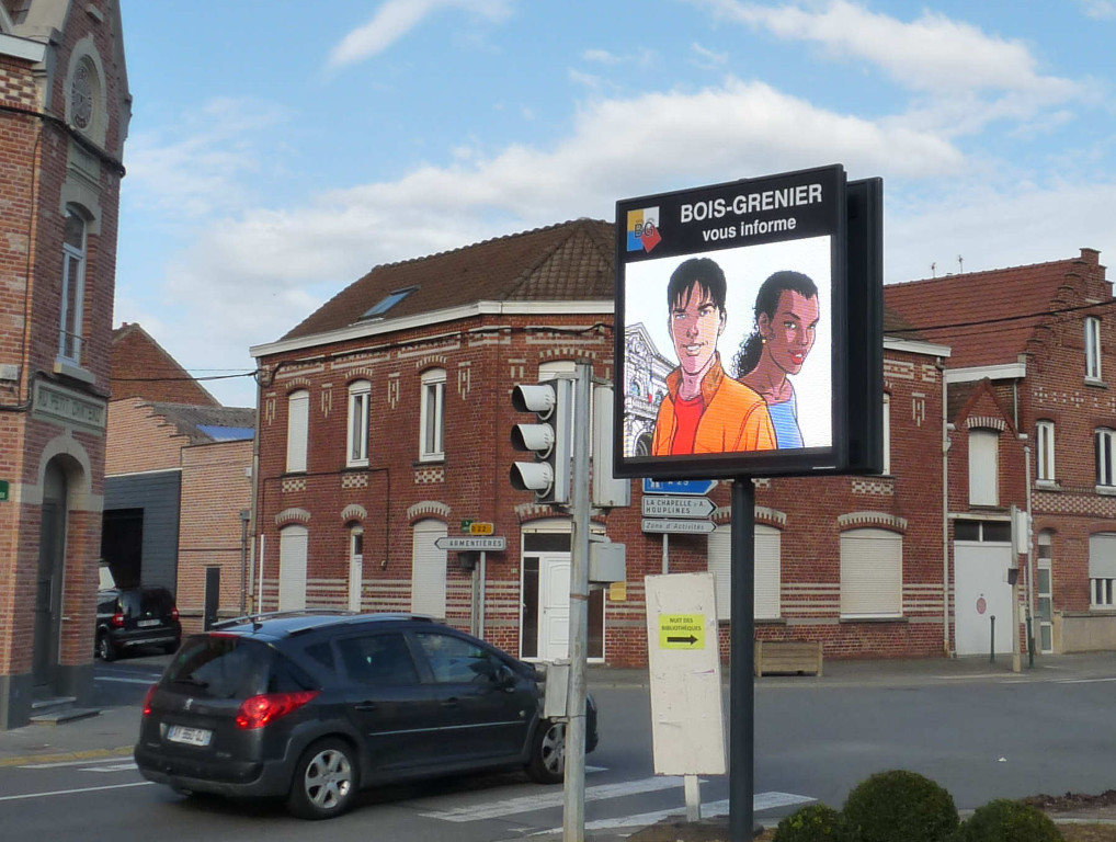 Panneau lumineux full color Bois-Grenier Panneau lumineux full color Bois-Grenier