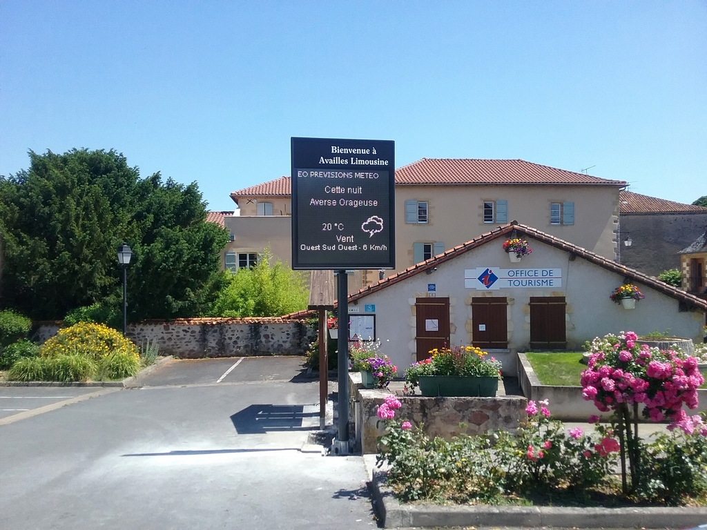 Panneau lumineux Availles Limouzine Panneau lumineux Availles Limouzine