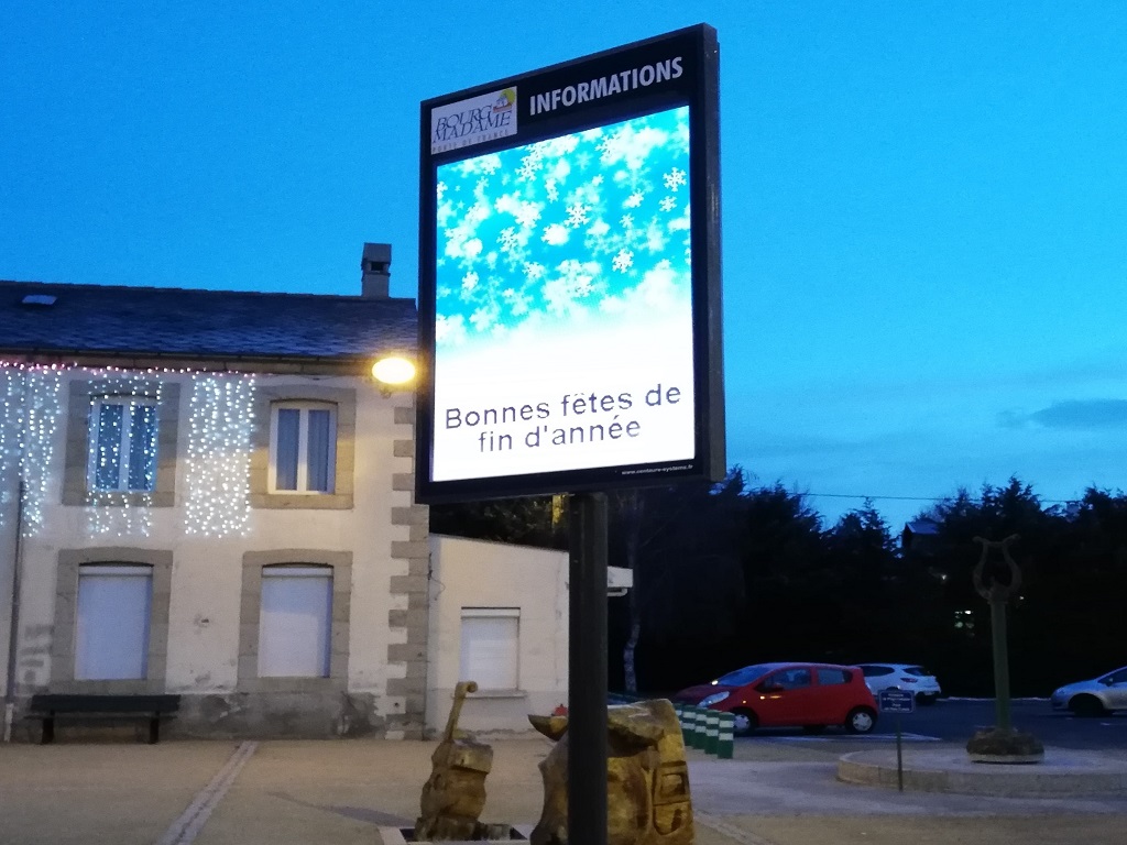 Panneaux lumineux pour les villes